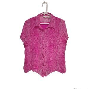 NYC Women's Button Up Shirt Size XL